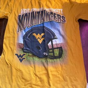 West Virginia Mountaineers Yellow Tee